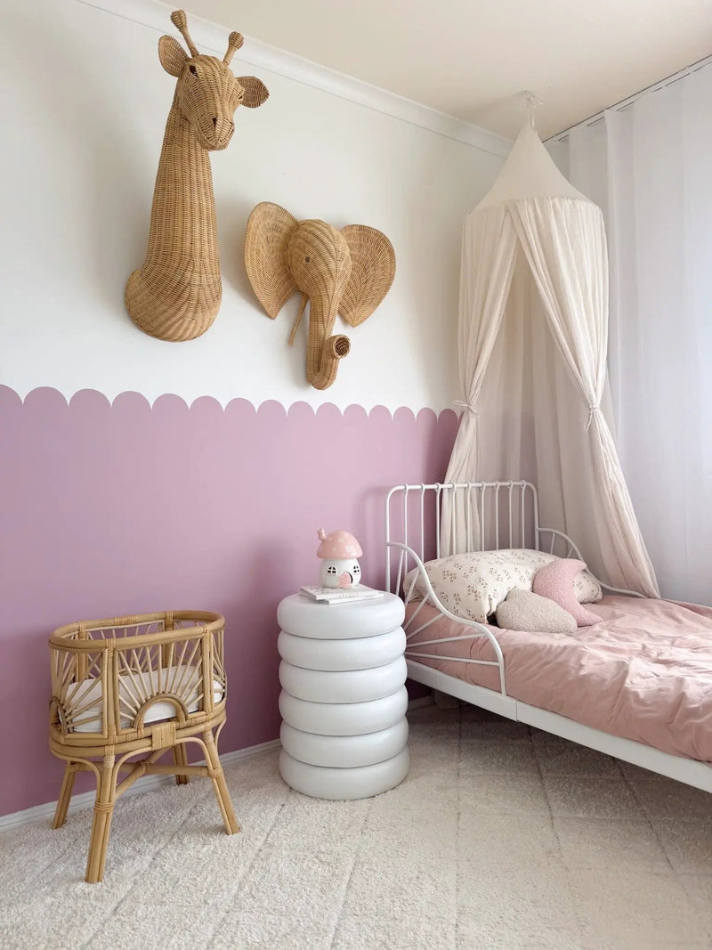 Inkah Limited Effie The Elephant Effie Elephant Rattan Wall Decor For Coastal Interiors