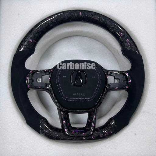 Honda Steering Wheel (Forged Carbon Fiber+ Alcantara) @10 by CARBONISE