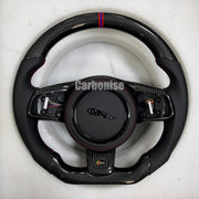 Jaguar Steering Wheel (Carbon Fiber+Smooth Leather) @7 by CARBONISE