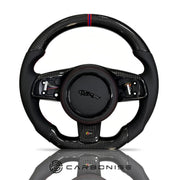 Jaguar Steering Wheel (Carbon Fiber+Smooth Leather) @7 by CARBONISE