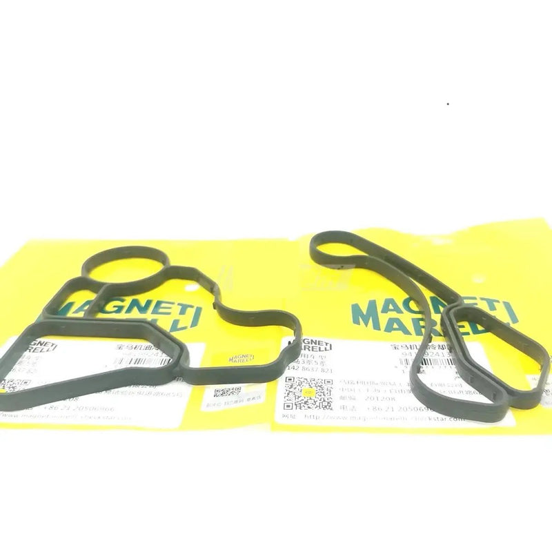Marelli 11428637820 Oil Filter Housing Gasket Set For BMW E60 E61 E90 E81 E90 E91 Engine Cooler Seal by JBH AUTO PARTS