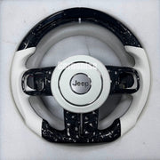 Jeep Steering Wheel (Forged Carbon Fiber+Perforated Leather)@5 by CARBONISE
