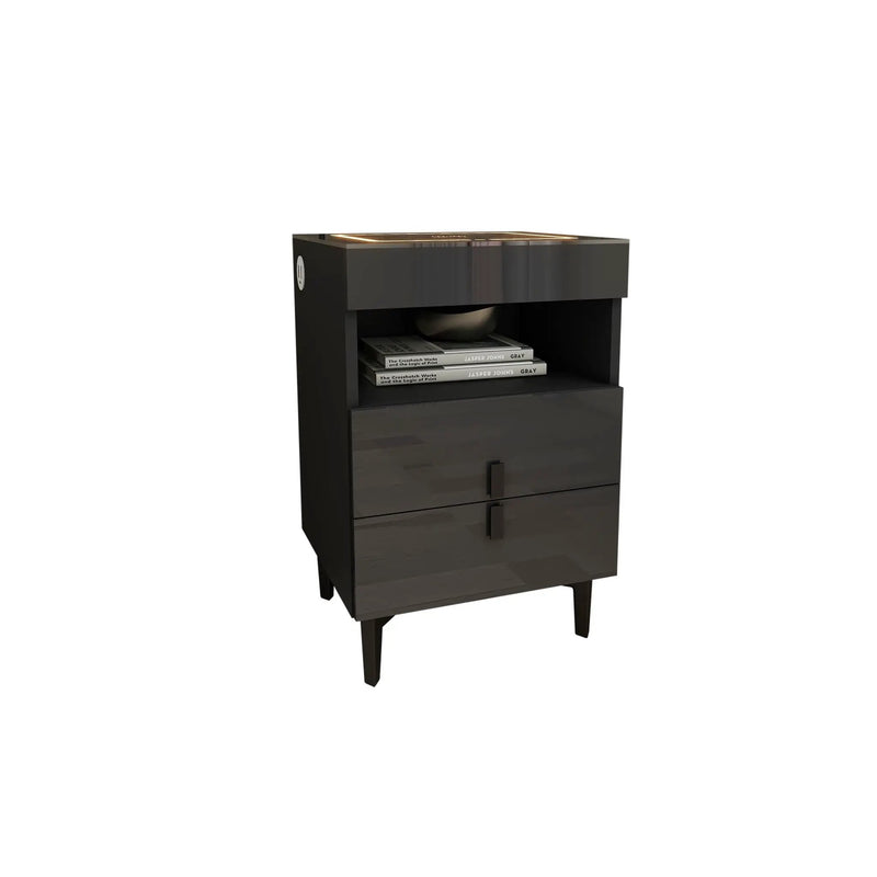 'Nicola' Smart Bedside Table with Intelligent Wireless Charging (USB-C Port DOES NOT WORK!) by sue-e furniture