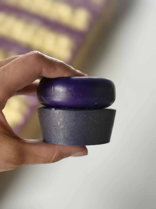 NaturalCare Purple Toning Conditioner Bar for Blonde and Grey Hair Brightening Purple Conditioning Bar For Blonde And Grey Hair