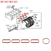 1542A133 1542A134 1542A048 4B10 4B12 Engine Intake Manifold Sealing RingFor Outlander ASX GA2W CW4W CW5W CY4A GF7W GF8W GK2W by JBH AUTO PARTS