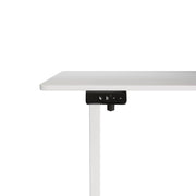 Electra Ergo Single Motor Sit Stand Desk White 1.2m by sue-e furniture