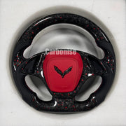 Chevrolet Steering Wheel(Forged Carbon Fiber+Peroated Leather) @5 by CARBONISE