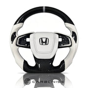 Honda Steering Wheel (Carbon Fiber+ Smooth Leather) @9 by CARBONISE