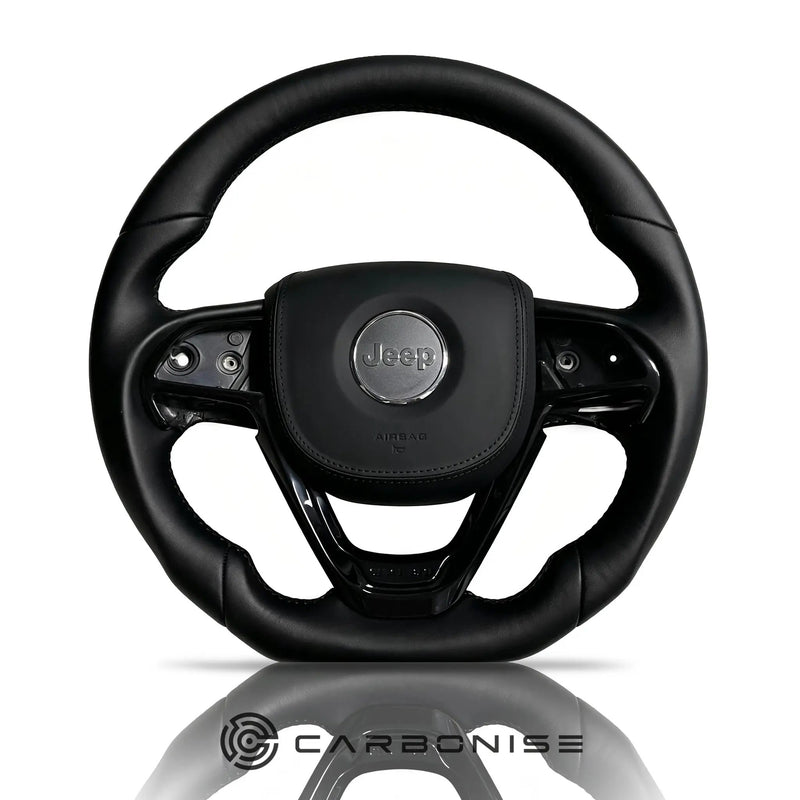 Jeep Steering Wheel (Smooth Leather)@3 by CARBONISE