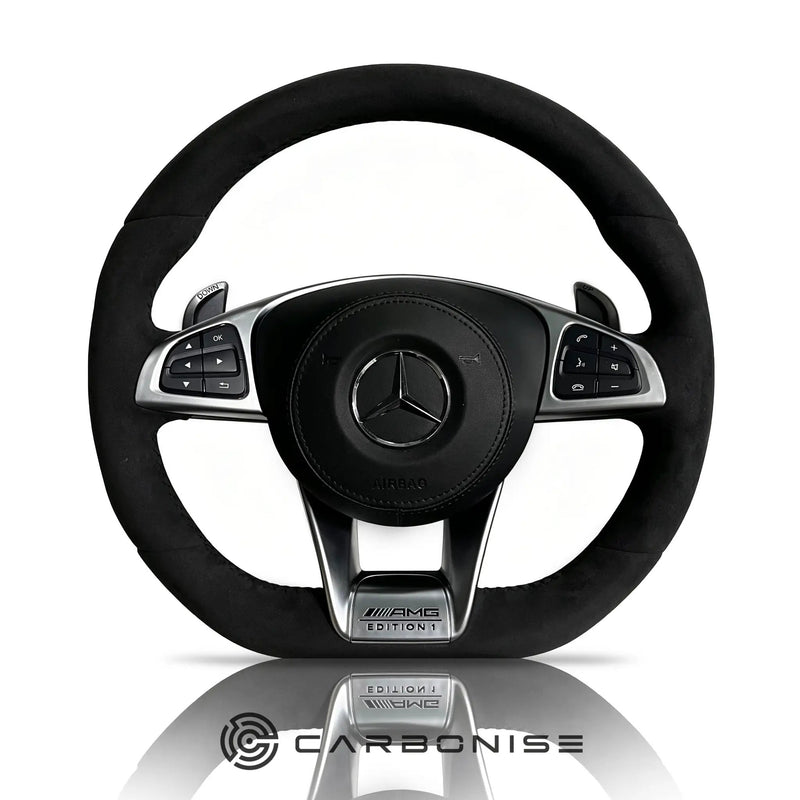 Mercedes-Benz Steering Wheel (Full Alcantara) &3 by CARBONISE