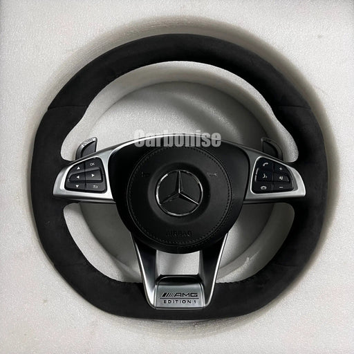 Mercedes-Benz Steering Wheel (Full Alcantara) &3 by CARBONISE