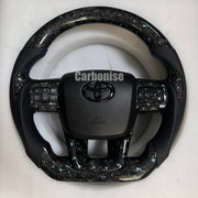 Toyota Hilux/Fortuner/Land Cruiser (Forged Carbon Fiber+Perforated Leather) @1 by CARBONISE