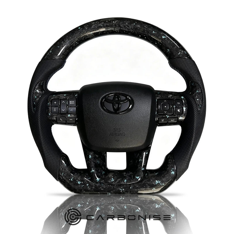 Toyota Hilux/Fortuner/Land Cruiser (Forged Carbon Fiber+Perforated Leather) @1 by CARBONISE