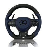 Lexus GS/ES/IS Steering Wheel (Carbon Fiber+Smooth Leather) by CARBONISE