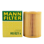 Mann HU 821 X Oil Filter REPALCE A6421800009 For Mercedes Benz C-CLASS W204 /E-Class W211 S211 by JBH AUTO PARTS