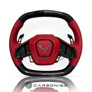 Chevrolet Steering Wheel (Carbon Fiber+Smooth Leather) @2 by CARBONISE