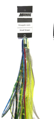 Moyes Sniper 9 Inch Skirted Lure Semi Jet Bullet Head by Black Pete