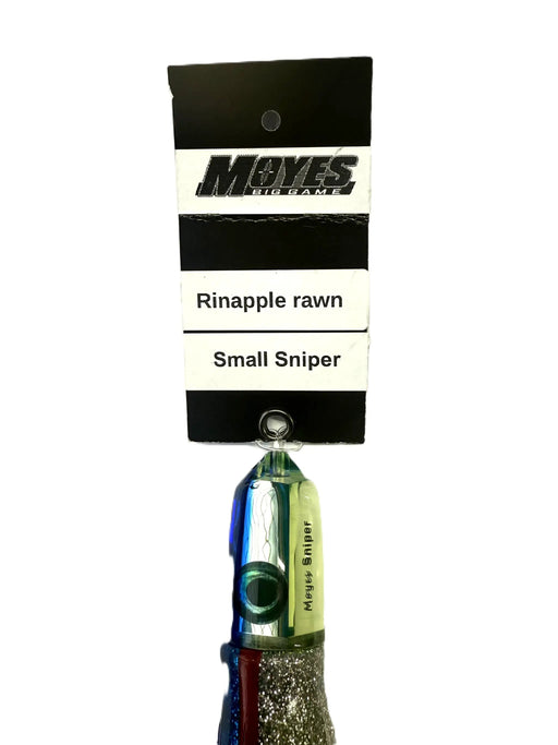 Moyes Sniper 9 Inch Skirted Lure Semi Jet Bullet Head by Black Pete