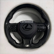 Lexus LX/RC/IS Steering Wheel (Carbon Fiber+Perforated Leather) @2 by CARBONISE