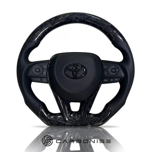 Toyota Corolla/Crown/Camry/Rav4/Harrier (Forged Carbon Fiber+Perforated Leather) @3 by CARBONISE