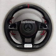 Mercedes-Benz Steering Wheel (Carbon Fiber+Perforated Leather) &1 by CARBONISE