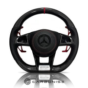 Mercedes-Benz Steering Wheel (Carbon Fiber+Perforated Leather) &1 by CARBONISE