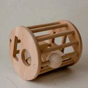 Natural Wooden Shape Sorter - QToys | Montessori Toy NZ by Curious Moonbeam