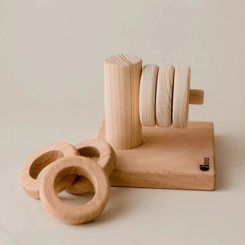 First Birthday Gift Set - QToys | Wooden Toys NZ by Curious Moonbeam