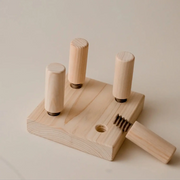 Wooden Screw Game – QToys | Sensory Toy NZ by Curious Moonbeam