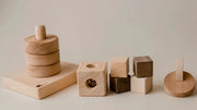 Baby Shower Gift Set - QToys | Wooden Baby Toys NZ by Curious Moonbeam