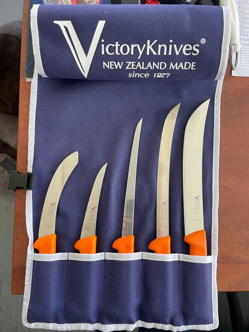 Victory Knives Knife Set High Vis Hunting and Fishing Knife Set Victory High-Vis Hunting & Fishing Knife Set NZ | Action Outdoors
