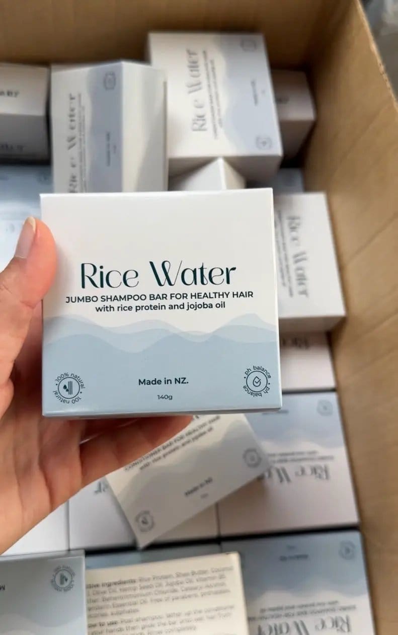 NaturalCare Rice Water Shampoo Bar Rice Water Shampoo Bar With Rice Protein For Shine