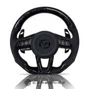 Mazda Steering Wheel (Fogred Carbon Fiber+Alcantara) @2 by CARBONISE