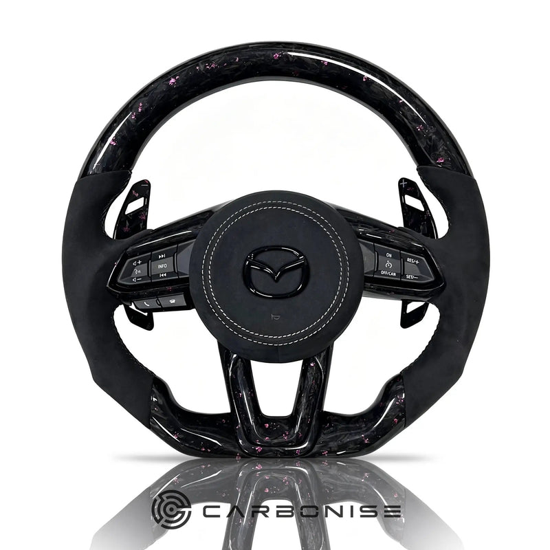 Mazda Steering Wheel (Fogred Carbon Fiber+Alcantara) @2 by CARBONISE