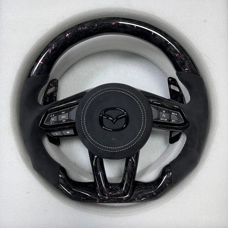 Mazda Steering Wheel (Fogred Carbon Fiber+Alcantara) @2 by CARBONISE