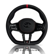Supra Leather Steering Wheel(Smooth Leather) #16 by CARBONISE