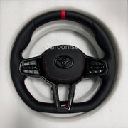 Supra Leather Steering Wheel(Smooth Leather) #16 by CARBONISE
