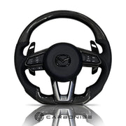 Mazda Steering Wheel (Carbon Fiber+Perforated Leather) @4 by CARBONISE