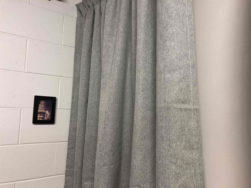 100% Blockout Grey Readymade Curtain drapes – 8 sizes by Kiwi Grab
