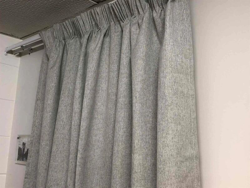 100% Blockout Grey Readymade Curtain drapes – 8 sizes by Kiwi Grab
