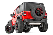 Jeep JL Rear Trail Bumper with Tire Carrier For 18-Pres Wrangler JL 4WD Rough Country by Magwarehouse.com