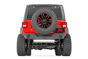 Jeep JL Rear Trail Bumper with Tire Carrier For 18-Pres Wrangler JL 4WD Rough Country by Magwarehouse.com