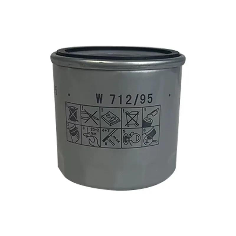 MANN-FILTER W 712/95 Engine Oil Filter For AUDI A3 Q3 VW GOLF VII Estate Jetta by JBH AUTO PARTS