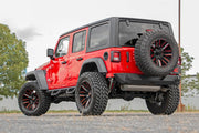 Jeep JL Rear Trail Bumper with Tire Carrier For 18-Pres Wrangler JL 4WD Rough Country by Magwarehouse.com