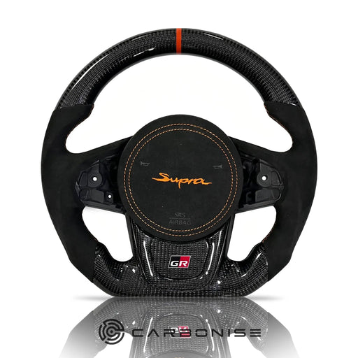 Supra Steering Wheel (Carbon Fiber+Alcantara) #17 by CARBONISE