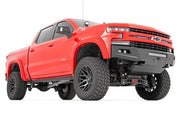 High Clearance Front Bumper LED Lights & Skid Plate Chevy Silverado 1500 (19-22) by Magwarehouse.com