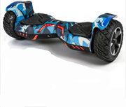 Kiwi eRide Kiwi eRide CHIC OFFROAD hoverboard CAMOUFLAGE BLUE with bluetooth speaker CHIC OFFROAD hoverboard CAMOUFLAGE BLUE with bluetooth speaker