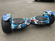 Kiwi eRide Kiwi eRide CHIC OFFROAD hoverboard CAMOUFLAGE BLUE with bluetooth speaker CHIC OFFROAD hoverboard CAMOUFLAGE BLUE with bluetooth speaker