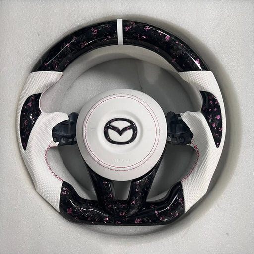 Mazda Steering Wheel (Forged Carbon Fiber+Perforated Leather)@5 by CARBONISE