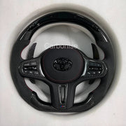 Supra Steering Wheel(Carbon Fiber+Alcantara)#10 by CARBONISE